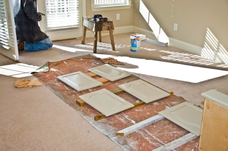 Cabinet Refinishing detail